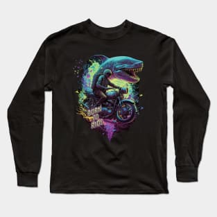 Born to Ride Biker - Steampunk Chopper Long Sleeve T-Shirt